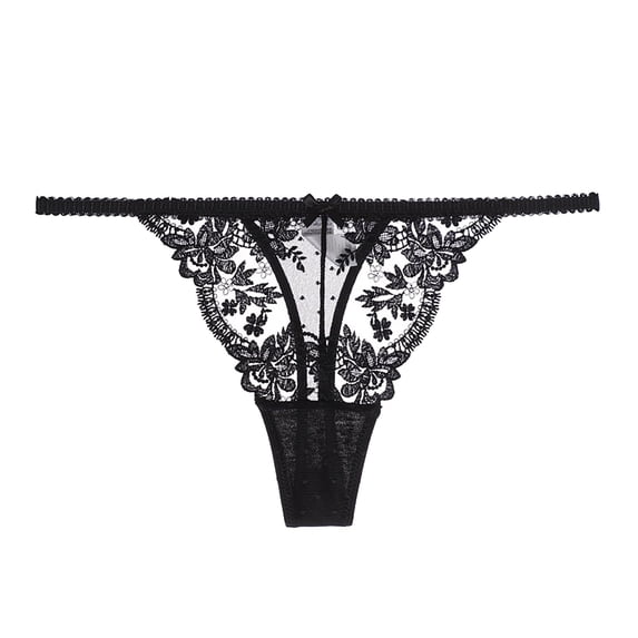 MuZeFu Lace G String Thongs for Women Women's Lace Abdomen Mid-rise Waist And Hip Lift Comfortable Body Breathable Underwear Briefs