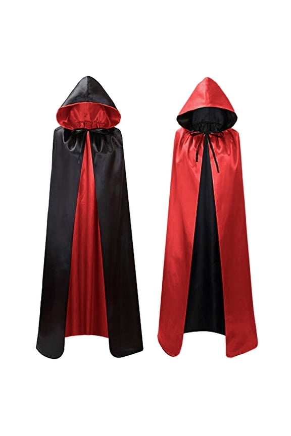 Medieval Women Cloak Patchwork Hooded Casual Party Retro Gothic Long Cloak Stage Outfit