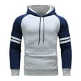 thumbnail image 1 of MuZeFu Men Sweatsuits Sets Sweatpants Men Sweatshirts for Men Men's Fashion Printing Color Blocking Sports Suit Long Sleeve Hooded Coat Top Trousers Two-piece Casual Suit, 1 of 7