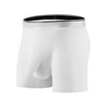 thumbnail image 1 of MuZeFu Mens Underwear Boxer Briefs Ice Silk Thin Style Traceless Boxers Business Breathable Mens Summer Comfortable Boxers, 1 of 2
