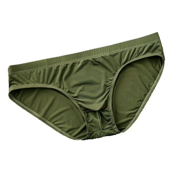 MuZeFu Mens Underwear Boxer Briefs Men Casual Fashion Solid Sexy Underwear Waist Breathable Low Brief