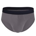 thumbnail image 1 of MuZeFu Mens Underwear Trunks Mens Household Fallow Ventilate Polyester Underwear Solid Color Open Briefs, 1 of 3