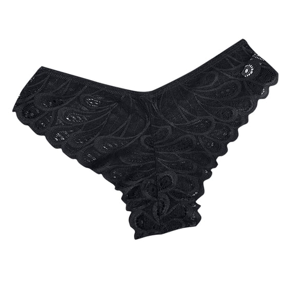 MuZeFu Seamless Underwear for Women Women's Sexy Comfortable And Traceless V-Waist Hip Wrap Triangular Lace Underwear