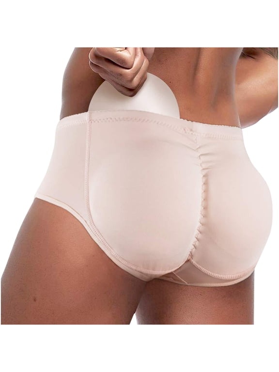 Sexy Underwear for Men Clearance Mens Underwear Spandex Mens Shapewear Pant Fake Hip High Hip Pants Full Hip Pants With Sponge Waist Pad Sexy Underwear