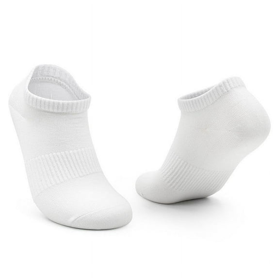 MuZeFu Socks for Men No Show White Unisex Sweat Absorbing And Breathable Cotton Socks Color Long Socks