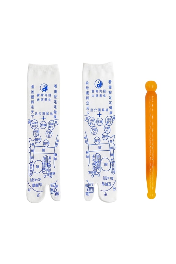 Socks for Women Foot Foot Acupoint Map Acupressure Reflexology Socks
