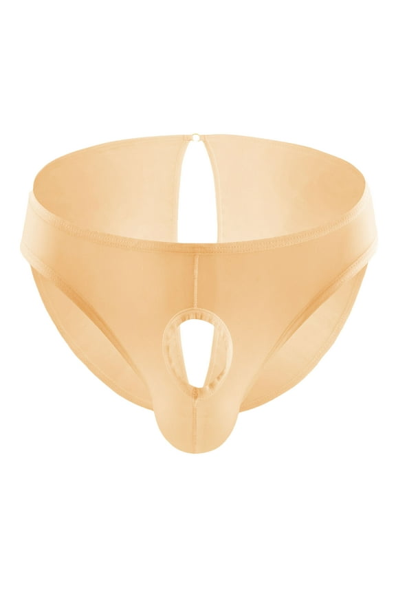 Thongs Crotchless Panties Lingerie Mens Underwear Sexy Underpants Men Casual Fashion Solid Low Waist Sexy Underwear Breathable Briefs