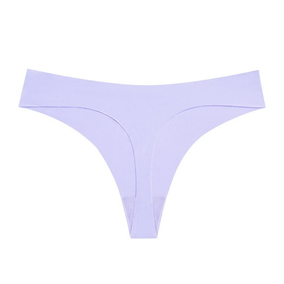 MuZeFu Thongs for Women Seamless Women Sexy Comfortable And Traceless Low Waist Hip Wrap Triangular Underwear