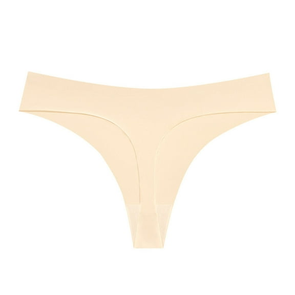 MuZeFu Thongs for Women Seamless Women Sexy Comfortable And Traceless Low Waist Hip Wrap Triangular Underwear