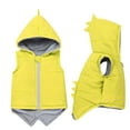 thumbnail image 1 of MuZeFu Toddler Girl Clothes Clearance under $10 Children Warm Vest For Girls Boys Kids Dinosaur Waistcoats Winter Spring Zipper Hooded Outwear Jacket Tops Clothing, 1 of 9