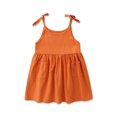 thumbnail image 1 of MuZeFu Toddler Girl Clothes Clearance under $5 Toddler Kid Baby Girls Summer Sling Dress Cute Solid Color Casual Dress, 1 of 1