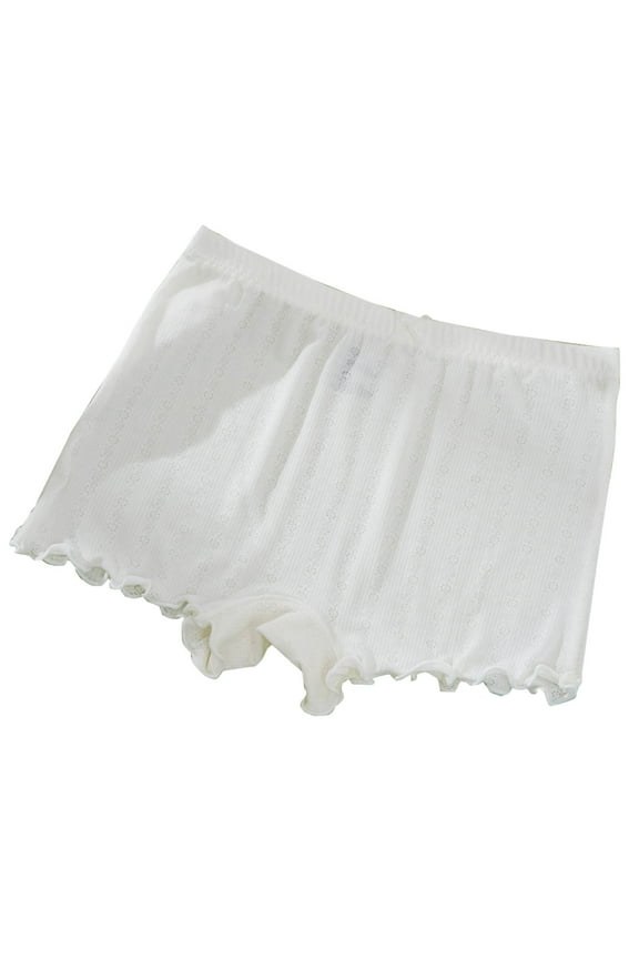 Toddler underwear Girls Girls Solid Color Four Cornered Pants Breathable Flat Corner Pants Shorts Leggings, Sizes 2T-5T