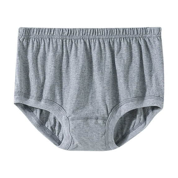 MuZeFu Underwear for Men Plus Size High Waisted Ladies And Man Comfortable Solid Color Large Size Abdominal Panties Hight Waiste Underpants