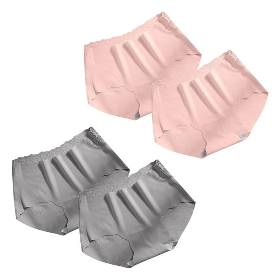 MuZeFu Underwear for Women Briefs Women's Sexy Comfortable And Traceless Hip Wrap Triangular Solid Color Underwear