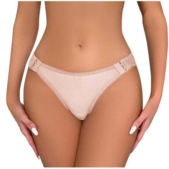 MuZeFu Underwear for Women Briefs Women's Sexy Seamless Breastplate Underwear With Triangular Breathable Lace Strapcross Underwear