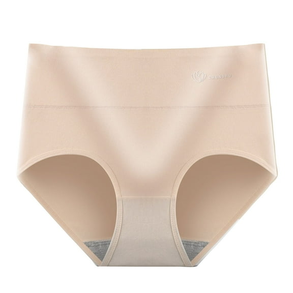 MuZeFu Underwear for Women Hipster High-waisted Cotton Briefs For Women With Belly And Hip Lift