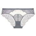 thumbnail image 1 of MuZeFu Underwear for Women Hipster Women's Comfortable Temperament Fashion Lace Oversized Lace Patchwork Underwear, 1 of 4