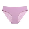 thumbnail image 1 of MuZeFu Underwear for Women Hipster Womens Underwear Sexy Lace High Cut Panties Comfort Bikini Panty Stretch Underpants Breathable Ladies Briefs, 1 of 5
