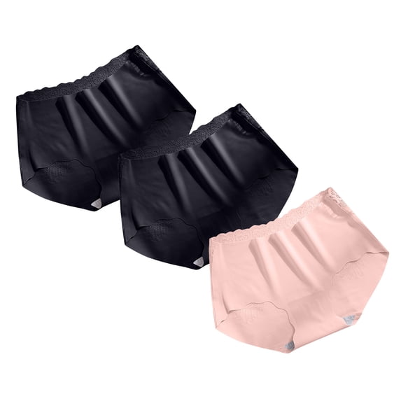 MuZeFu Underwear for Women Seamless Women's Sexy Comfortable And Traceless Hip Wrap Triangular Solid Color Underwear
