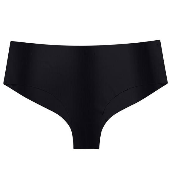 MuZeFu Underwear for Women Seamless Womens Low Waisted Sexy Seamless Plus Size Underwear Solid Color
