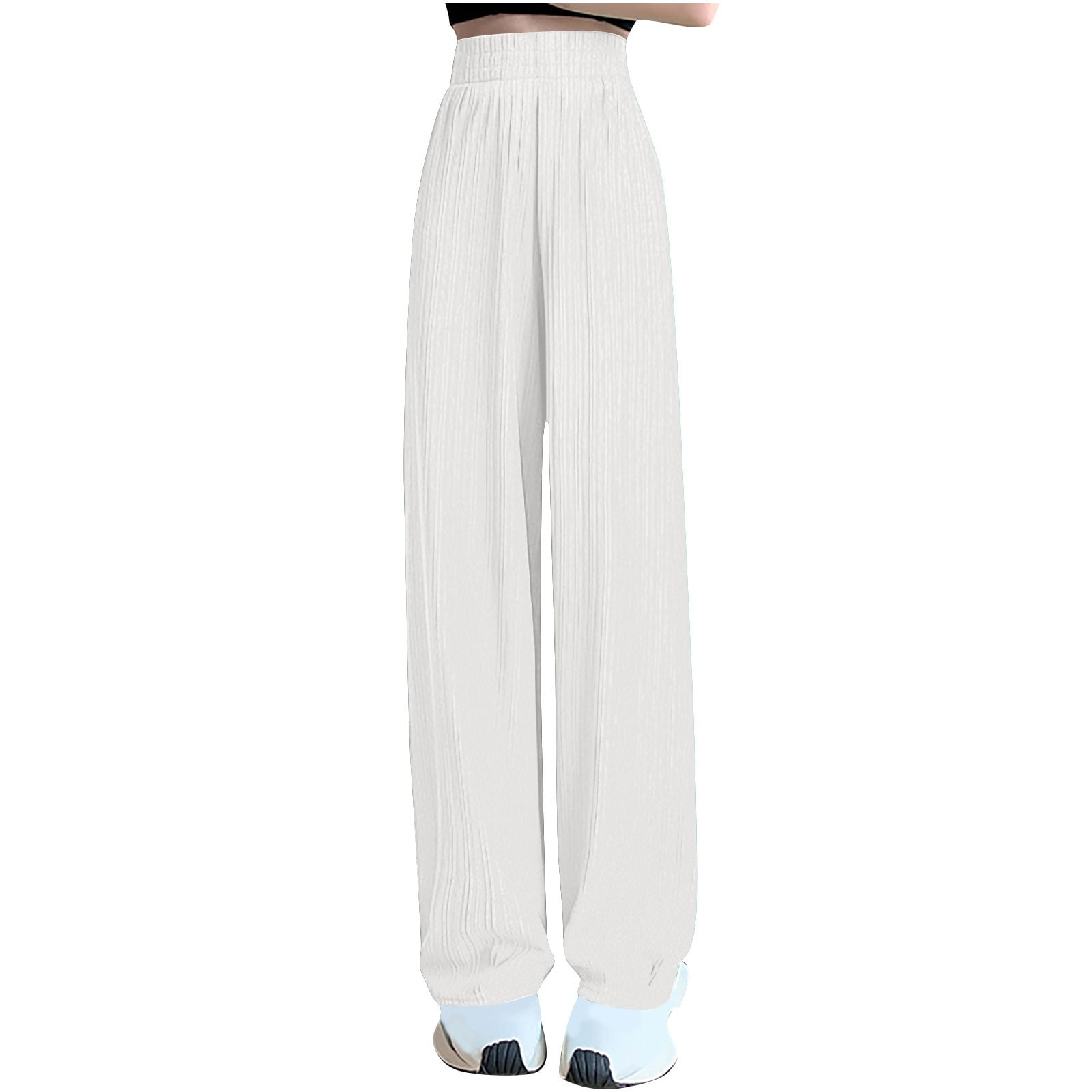 MuZeFu Women'S Pants Tall Length Women's Ice Silk Lightweight And