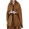 thumbnail image 1 of MuZeFu Women Trench Coat Open Front Cardigan Jacket Coat Shawl Cape Cloak Mantle Plus, 1 of 9