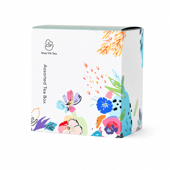 Mua Yik Tea Assorted Tea Box, Whole Leaf Pyramid Bags from Taiwan, 10 Flavors