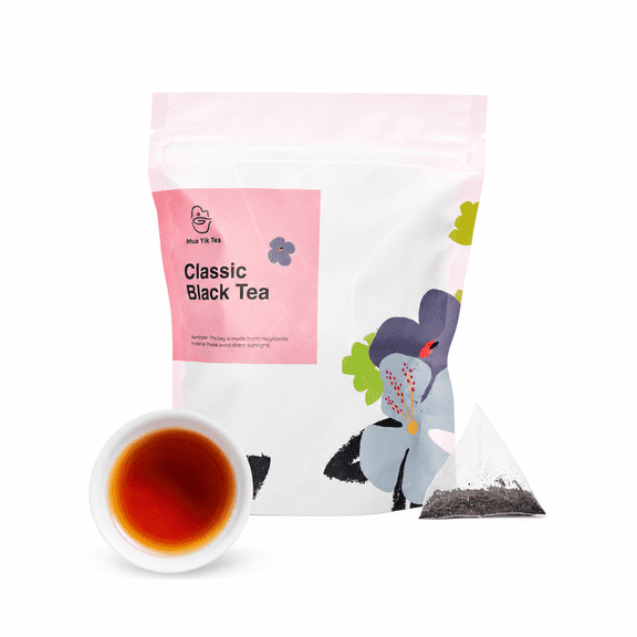 Mua Yik Tea Classic Black Tea, Whole Leaf Pyramid Bags from Taiwan High Mountains No Additives 20 Tea Bags