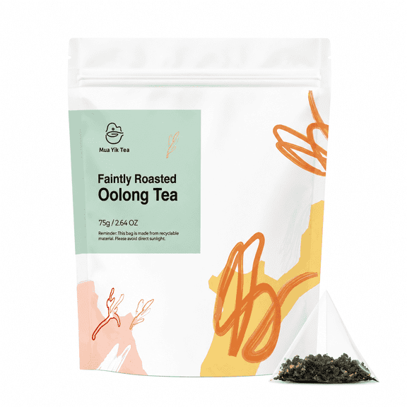 Mua Yik Tea Lightly Roasted Oolong Tea Bags, Smooth & Balanced Flavor, Medium Caffeine, 10 ct