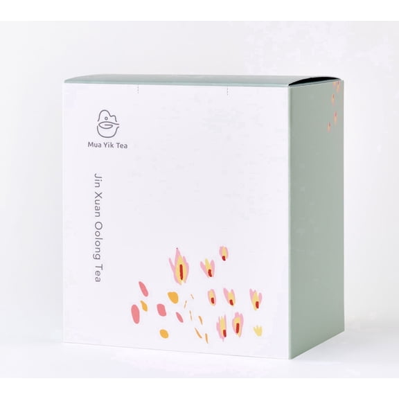 Mua Yik Tea Milky Oolong Tea Bags, Natural Creamy Flavor, Medium Caffeine, Unroasted Taiwanese Tea, 10 Count Box