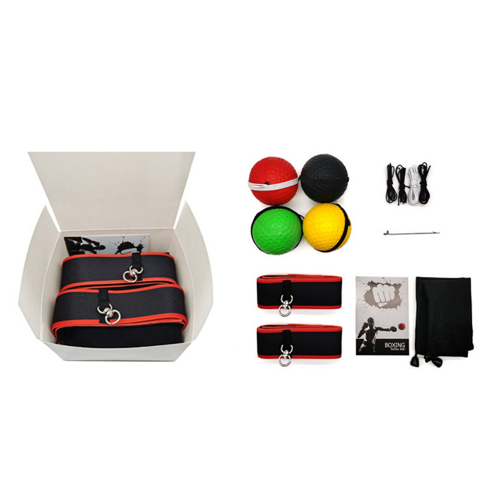 Muay Thai Boxe Punching Ball HeadMounted Boxing Ball Reflex Speed