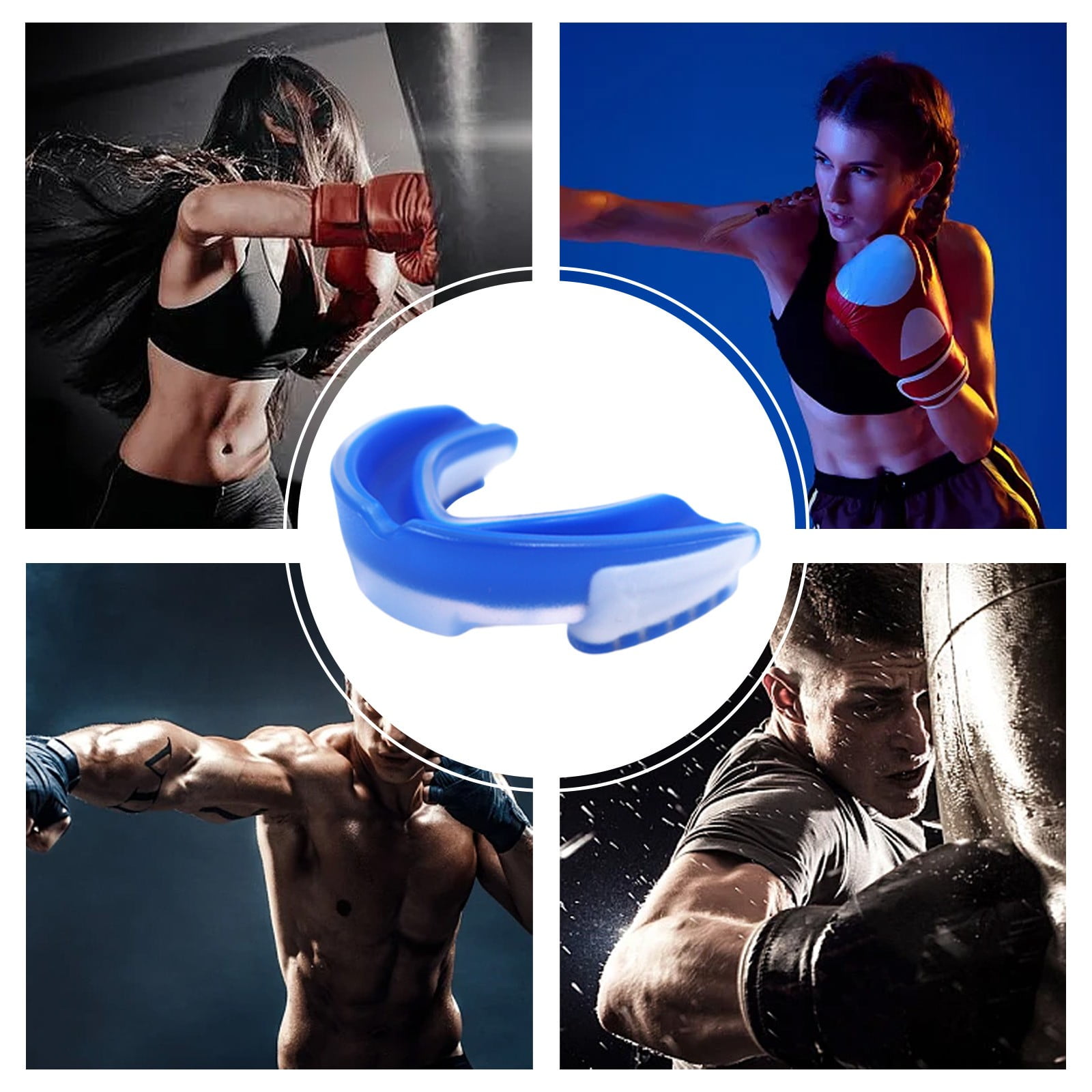 Muay Thai Boxing Mouth Guard Basketball Taekwondo Guard Adult Single Side Mouth Guard