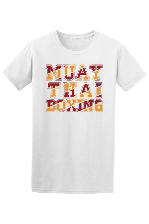 Muay Thai Boxing, Sport Lovers T-Shirt Men -Image by Shutterstock, Male Small