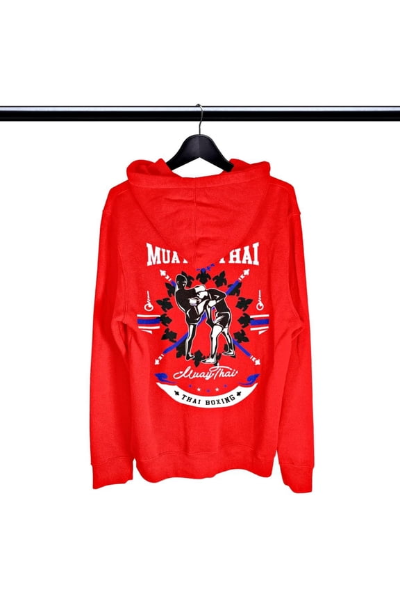 Muay Thai Fighter Graphic Hoodie