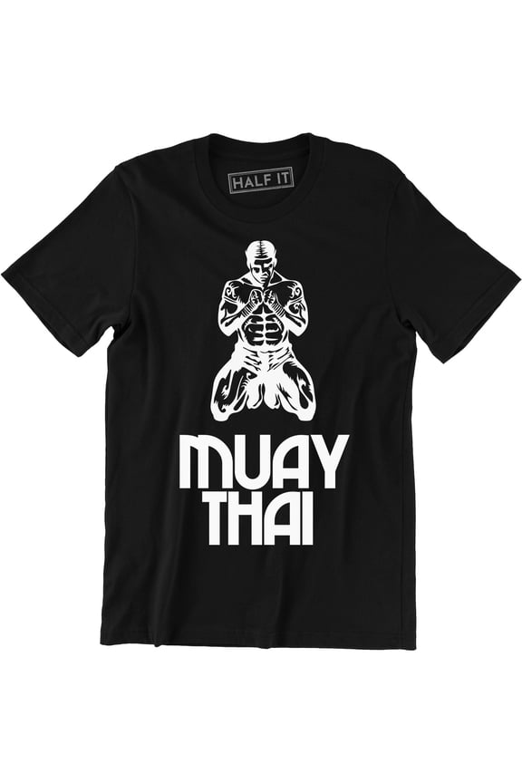 Muay Thai Fighting Fitness Exercise Training Gym Workout Men's T-Shirt