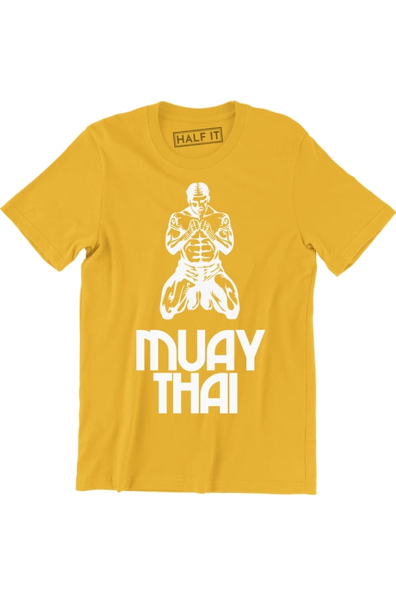 Muay Thai Fighting Fitness Exercise Training Gym Workout Men's T-Shirt