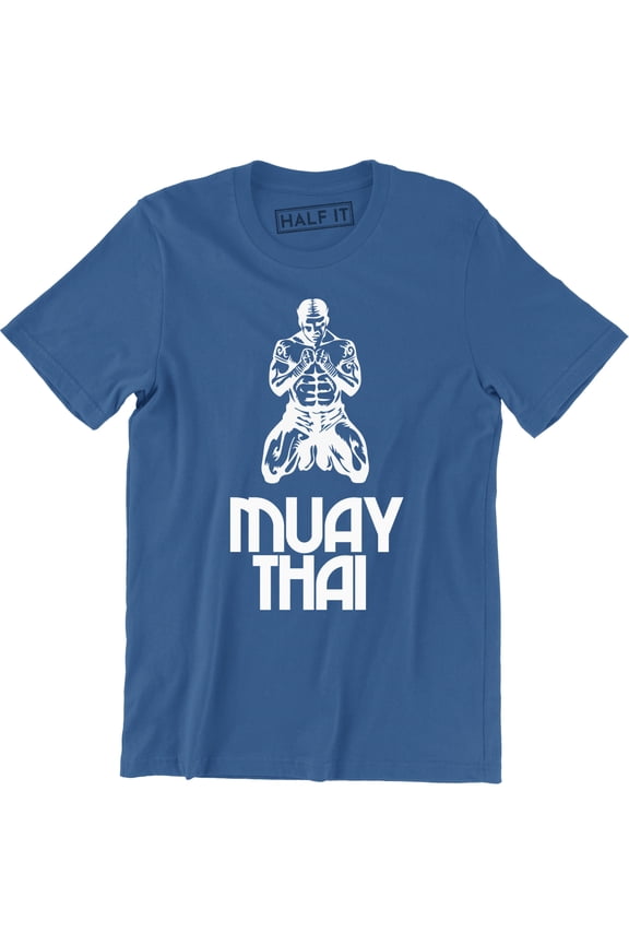 Muay Thai Fighting Fitness Exercise Training Gym Workout Men's T-Shirt