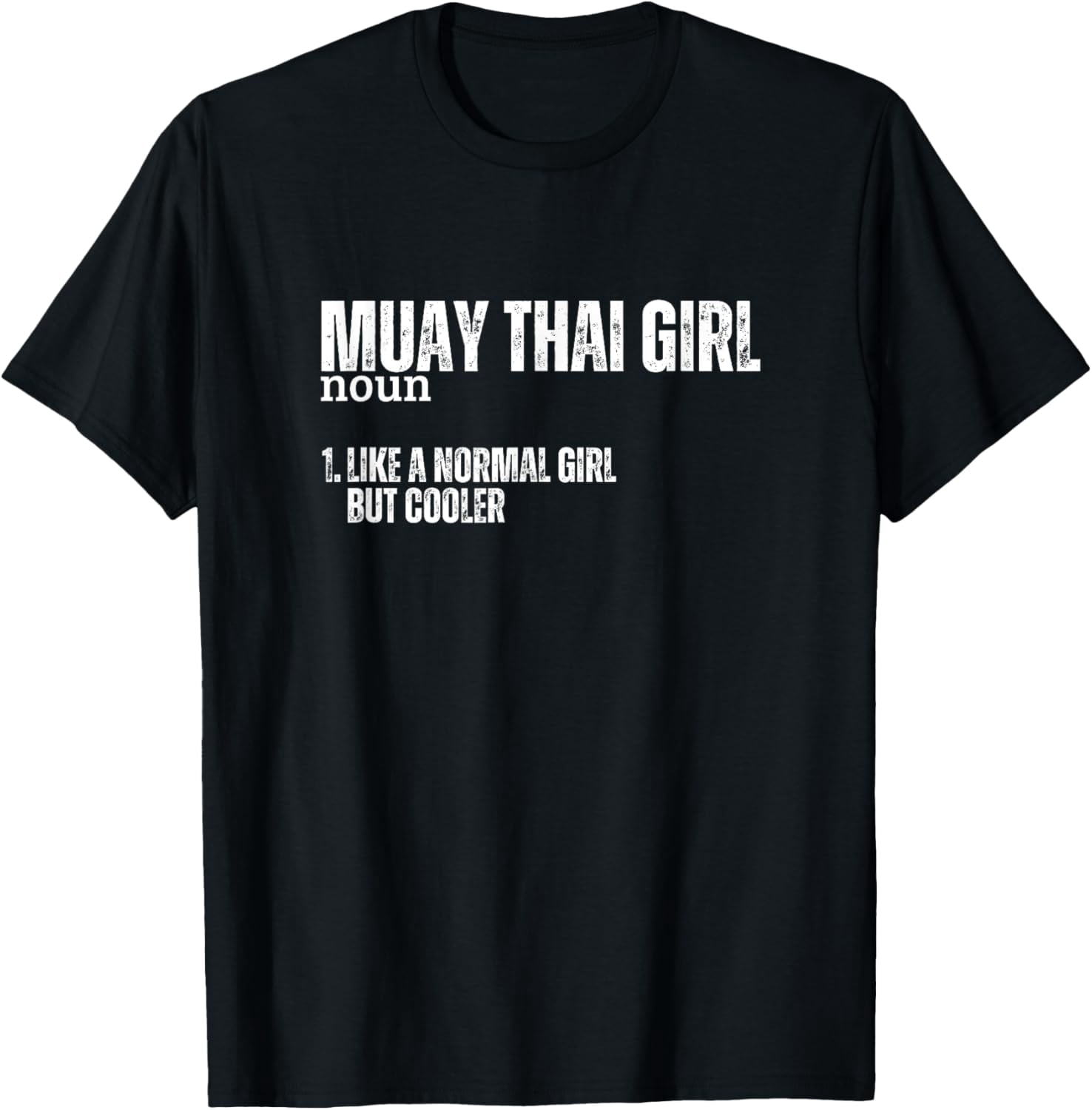 Muay Thai Girl Definition Funny Women Muay Thai T-Shirt - Walmart.com