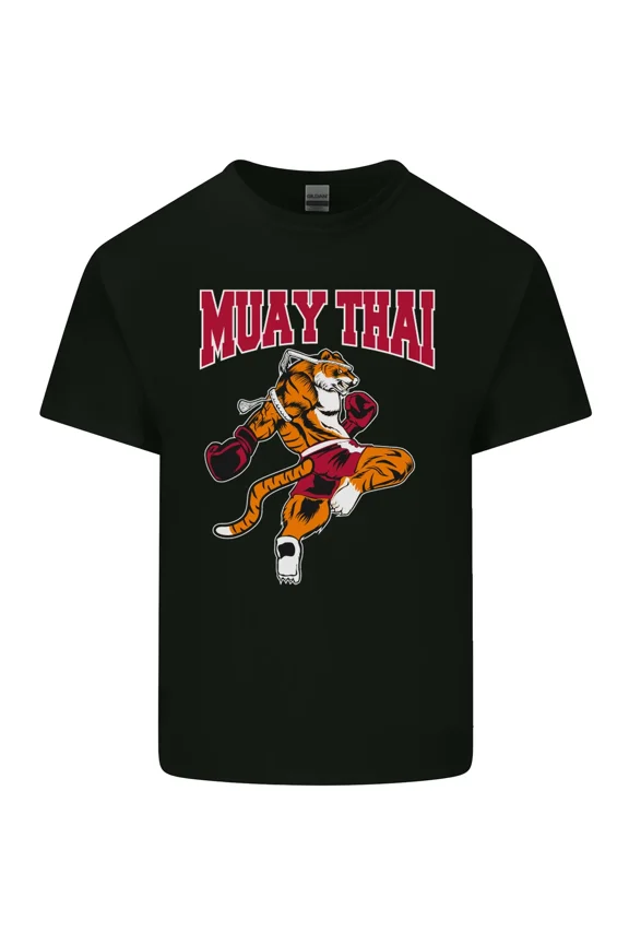 Muay Thai Tiger Funny MMA and Mixed Martial Arts and Unisex T-Shirt