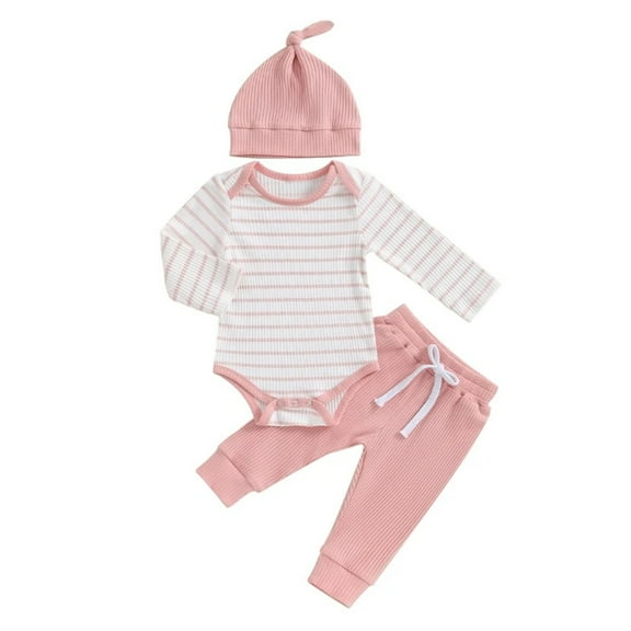 Mubineo 0 to 18 Months Infant Set Newborn Baby Boy Clothing Top and Bottom Set Striped Children's Fashion for Babies Boy Outfits