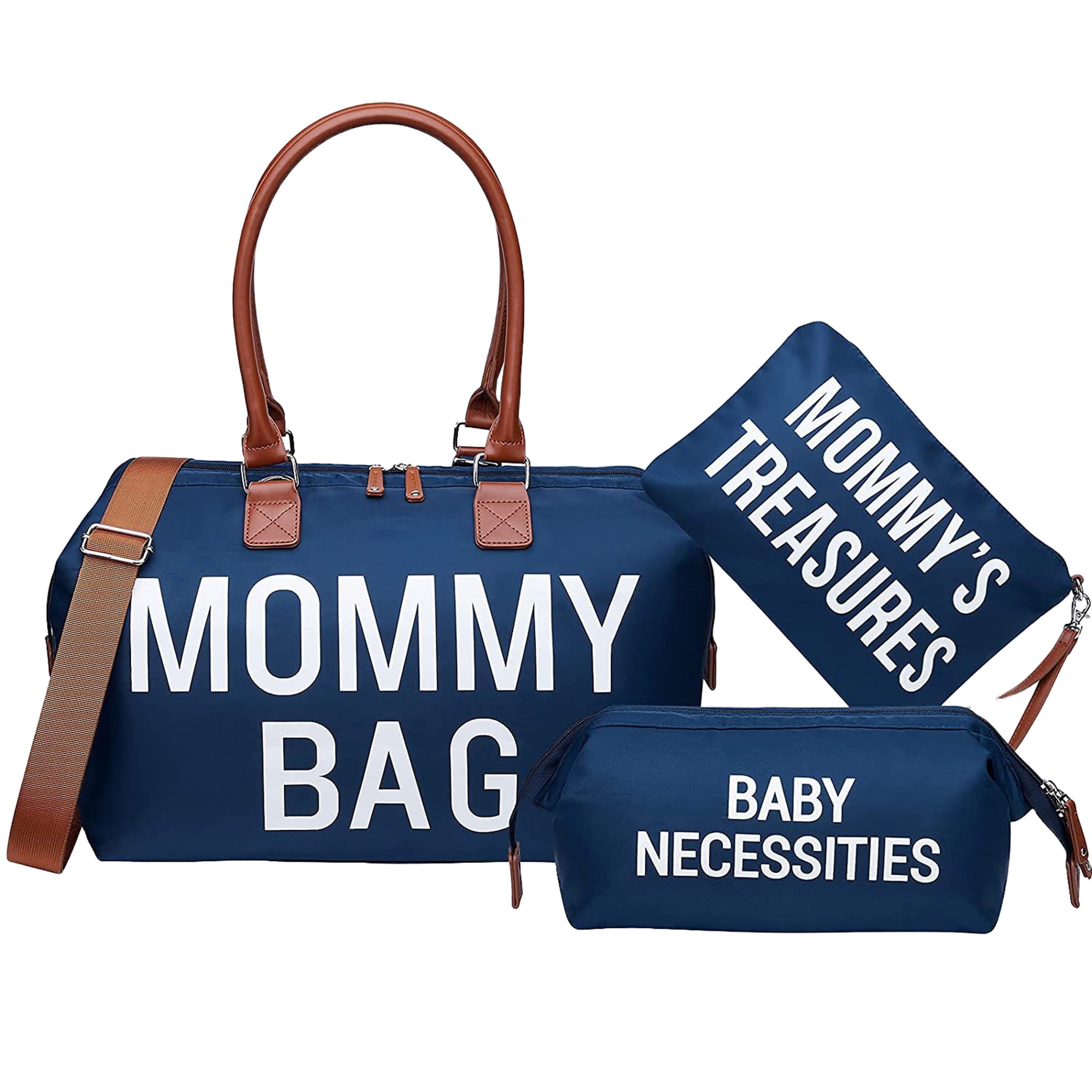 Mubineo Diaper Bag Tote 3pcs Set Multifunctional Large Capacity