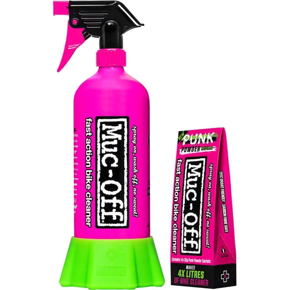 Muc-Off Bottle for Life Bundle Bike Cleaner Kit (4pk Punk Powder) (20609)