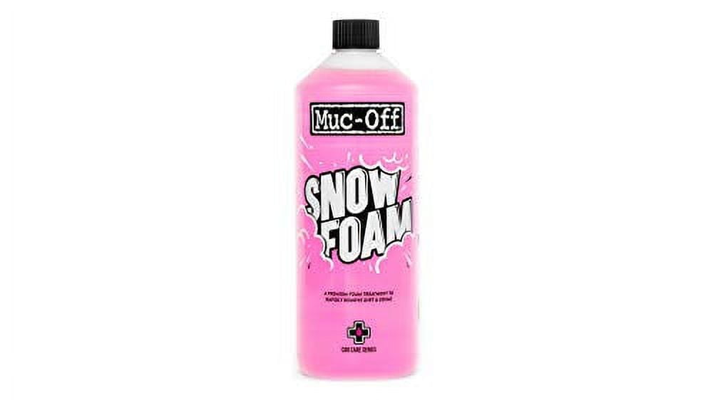 Muc-Off Snow Foam, 1 Liter - Biodegradable Car Wash Soap, Car Shampoo, Foam Cannon Soap - pH Neutral Bike Wash, Motorcycle Wash and Car Soap