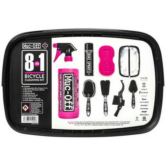 Muc-Off 8-in-1 Cleaning Kit: Tub with 8 Pieces