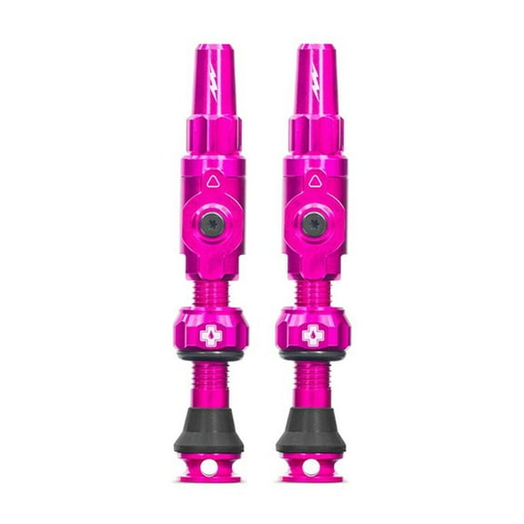 Muc-Off Big Bore Lite Tubeless Valve Stems - Medium, 35mm, -Pink