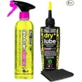 thumbnail image 1 of Muc-Off Bio Drivetrain Cleaner 500ml & Bio Dry Chain Lube 120ml Bundle with Microfiber Cloth | Biodegradable Drivetrain Cleaning & Lubrication Kit | Ideal for Dry, Dusty Conditions, 1 of 6