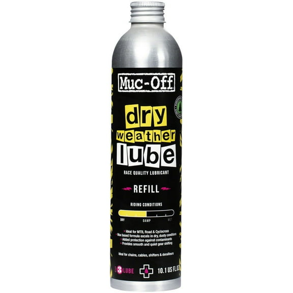 Muc-Off Bio Dry Bike Chain Lube - 300ml, Aluminum Refill Bottle