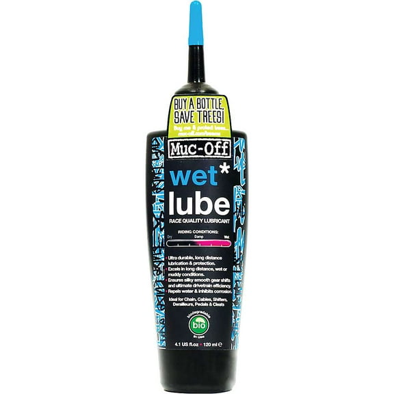 Muc-Off Bio Wet Bike Chain Lube - 50ml Drip Bicycle Drivetrain Lubricant