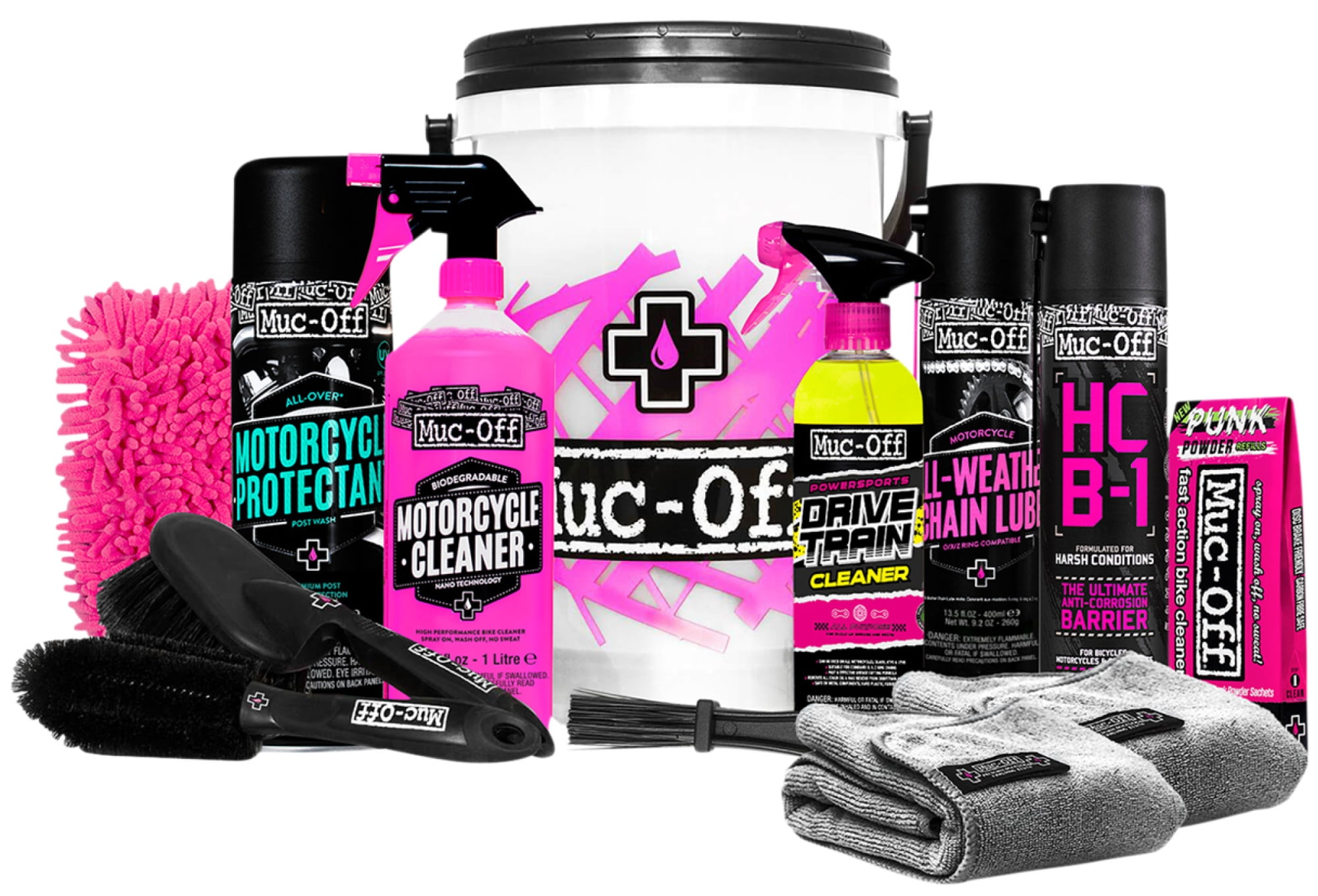 Muc-Off Dirt Bucket w/Filth Filter Motorcycle Care Kit (20629) 