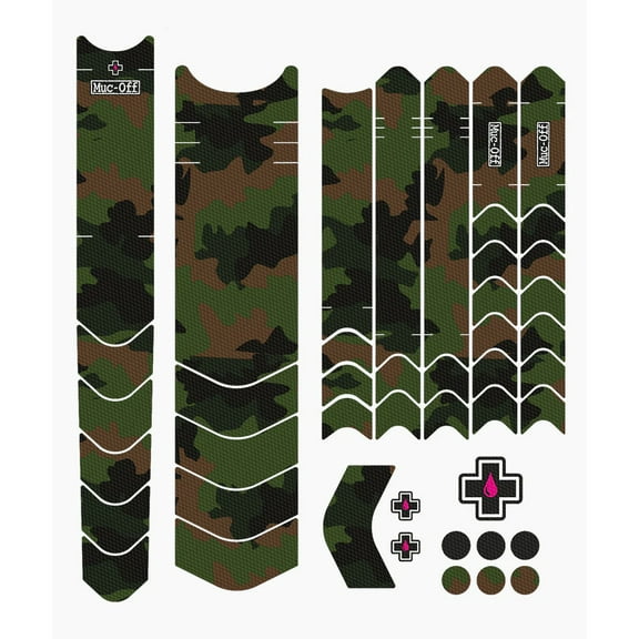 Muc-Off E-MTB Frame Protection Kit - 45-Piece Kit, Camo